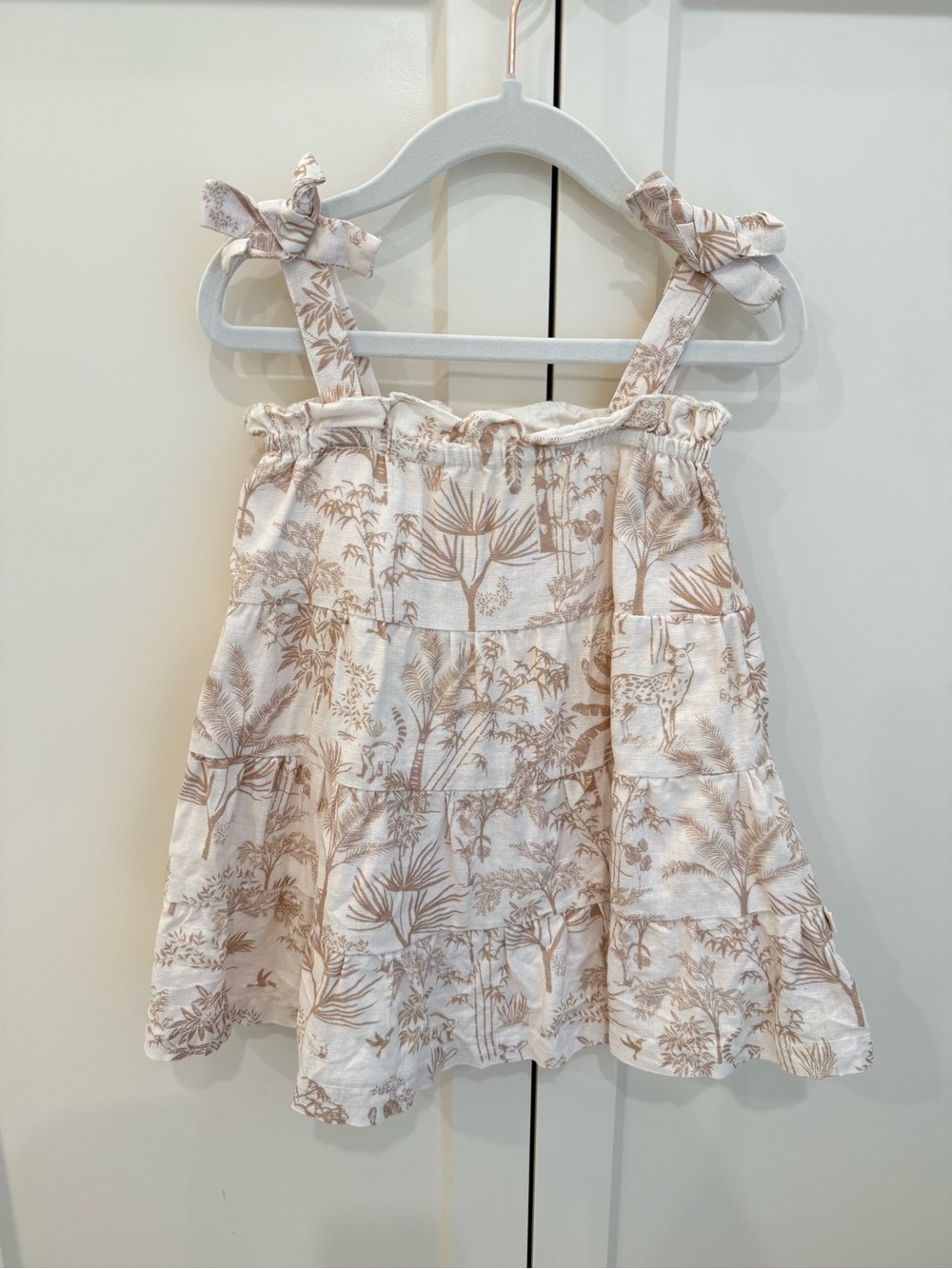 Girls Toile Print Sundress